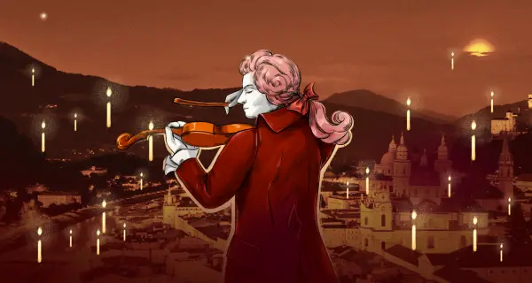 ვ. ა. მოცარტი. &bdquo;მცირე ღამის სერენადა&ldquo; სანთლის შუქზე. Mystery Ensemble